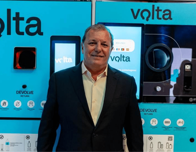 Máquina de recolha volta do Sistema de Depósito e Reembolso de embalagens